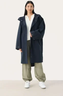 - Emmy takki, dark navy Ulkotakit Ja -Liivit