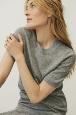Online - Everlotta cashmere neule, grey melange Neuleet Ja Neuletakit|Uutuudet