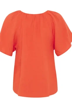 Best - Georgiana pusero, mandarin red Paidat Ja Topit
