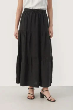 Sale - Getia pellavahame, black Mekot Ja Hameet