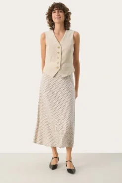 New - Linka liivi vakosamettia, french oak Bleiserit Ja Liivit