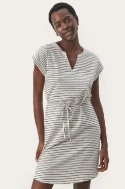 New - Mabels mekko, black stripe Mekot Ja Hameet