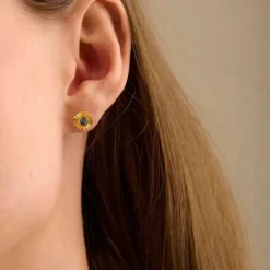 New - Autumn Sky Earsticks 8mm, hopea Korvakorut