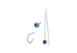 - Blue Hour Earring box, hopea Korvakorut