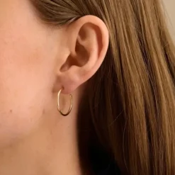 - Globe Creoles korvakorut, hopea Korvakorut