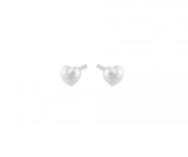 Outlet - Heart nappikorvakorut, hopea Korvakorut