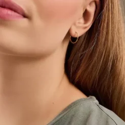 Discount - Micro Plain Hoops, hopea 15mm Korvakorut