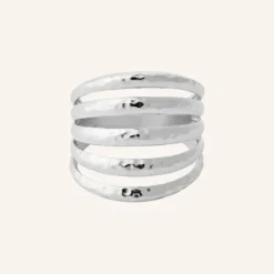 - Poetry sormus, hopea Sormukset