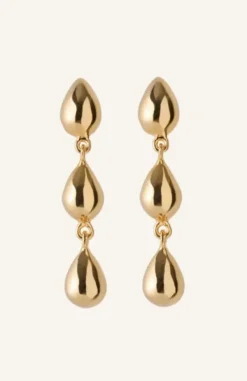 Discount - Rain korvakorut, kulta Korvakorut