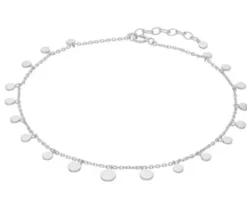 Hot - Sheen nilkkakoru, hopea Nilkkakorut