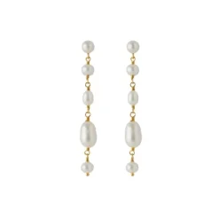 Outlet - White Dreams korvakorut, kulta Korvakorut