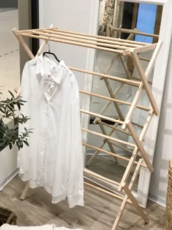 Clearance - puinen pyykkiteline, leveä Kodinhoito|Säilytys