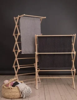Clearance - puinen pyykkiteline, leveä Kodinhoito|Säilytys