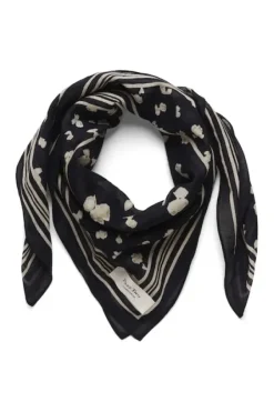 Hot Phi huivi, navy blurred flower Huivit Ja Kaulurit