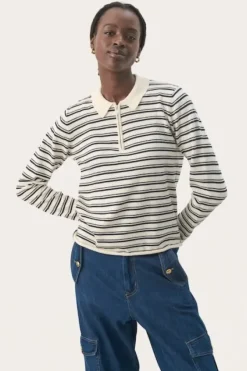 New Putu raitaneule, dark navy stripe Paidat Ja Topit|Neuleet Ja Neuletakit