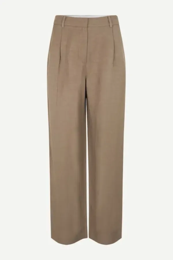 - Agneta housut, dark elmwood Farkut Ja Housut