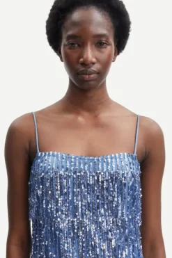 Clearance - Astella mekko, midi blue Mekot Ja Hameet