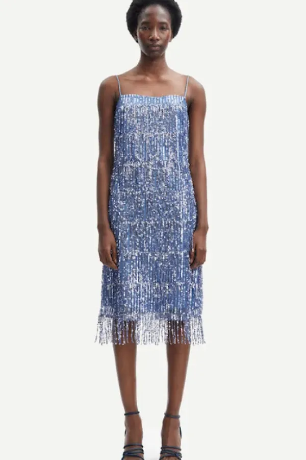 Clearance - Astella mekko, midi blue Mekot Ja Hameet