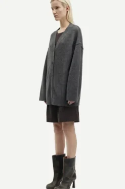 Outlet - Saceleste neuletakki, black oyster Neuleet Ja Neuletakit|Uutuudet