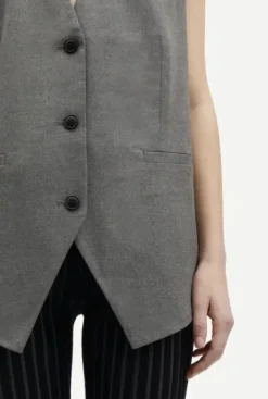 Discount - Saleni liivi, grey melange Bleiserit Ja Liivit|Uutuudet