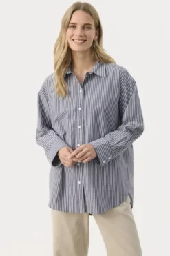 Online Savanna paitapusero, after midnight stripe Paidat Ja Topit|Uutuudet