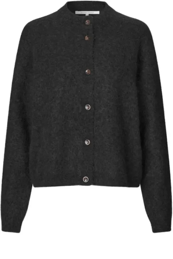 Best - Brook lyhyt neuletakki, black Neuleet Ja Neuletakit