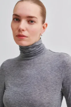 Outlet - Matima poolopaita, grey melange Paidat Ja Topit