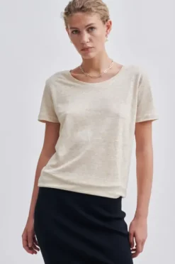 Outlet - Peony t-paita, french oak Paidat Ja Topit