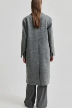 Best Sera villakangastakki, grey melange Ulkotakit Ja -Liivit|Uutuudet