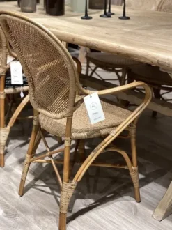 Discount – Rossini rottinkituoli käsinojilla, antique Rottinkihuonekalut