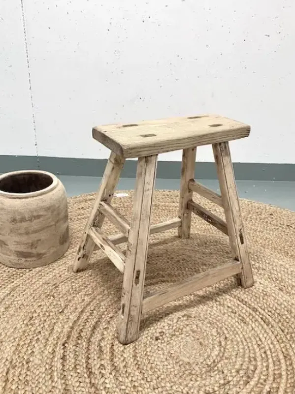 Hot – jakkara suorakaide #840, natural Vanhat Puuhuonekalut