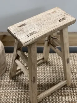 Clearance – jakkara suorakaide #944, natural Vanhat Puuhuonekalut