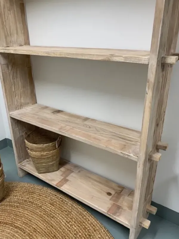 Sale - kapea hylly #846, natural Vanhat Puuhuonekalut