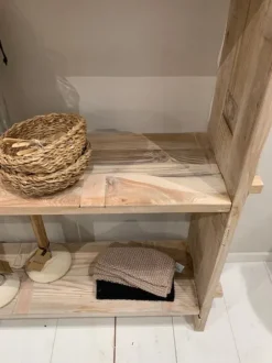 Sale - kapea hylly #847, natural Vanhat Puuhuonekalut