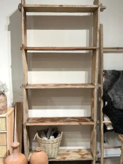 Best - kapea hylly #963, natural Vanhat Puuhuonekalut