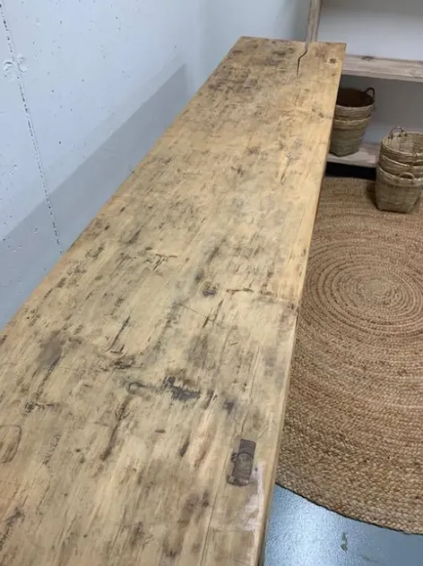 Outlet – pitkä sivupöytä #851, natural Vanhat Puuhuonekalut