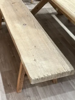 Clearance – pitkä penkki #965, natural Vanhat Puuhuonekalut