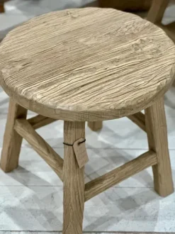 Discount – pyöreä pöytä #951, natural Vanhat Puuhuonekalut