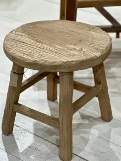 Discount – pyöreä pöytä #951, natural Vanhat Puuhuonekalut