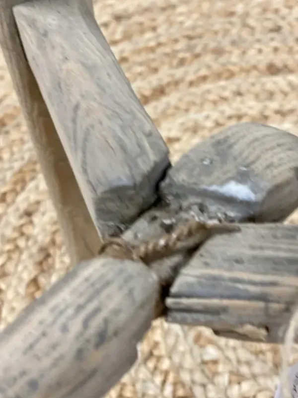 New – pyöreä jakkara #714, natural Vanhat Puuhuonekalut