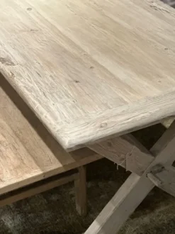 Best - ruokapöytä 180cm, natural #969 Vanhat Puuhuonekalut