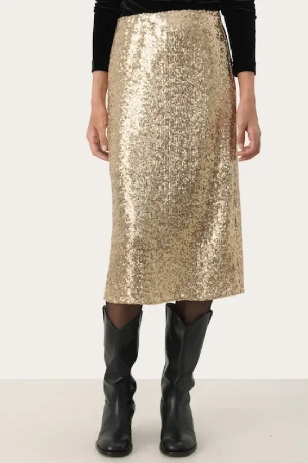 Clearance Teffania hame, gold Mekot Ja Hameet|Juhlavaatteet