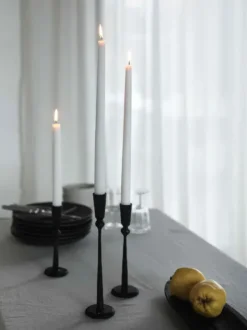 Online - Boule kynttilänjalka, musta S Kynttilät Ja Lyhdyt