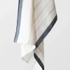 Discount - Keittiöpyyhe Maya pellavaa, natural stripe Keittiötekstiilit