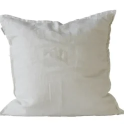 Clearance - Luonnonvalkoinen pellavatyynynpäällinen, 50x50 cm Sisustustyynyt|Sisustustyynyt