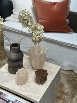 Online Tess vaasi 19cm, off white Ruukut Ja Maljakot