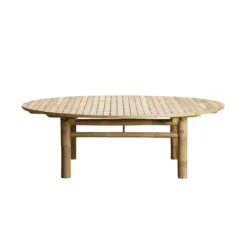 Best - bambuinen pyöreä sohvapöytä 140XH45 Bambupöydät