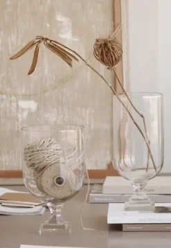 Hot – hurrikaanimaljakko neliöjalalla, matala H30cm Ruukut Ja Maljakot