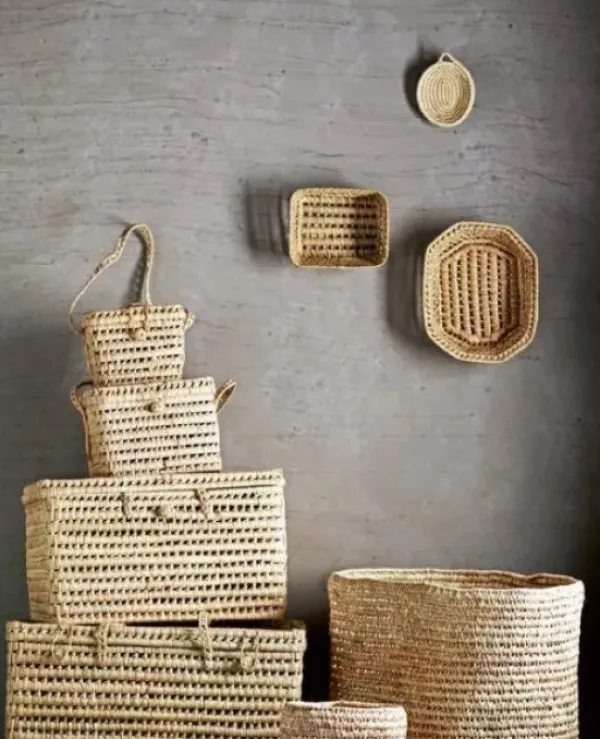 New – kannellinen kori L Säilytys