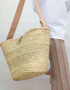 Best – korikassi hihnalla, nature Laukut